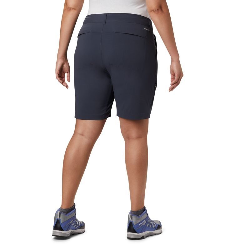 Women's Columbia Saturday Trail Long Shorts Navy | Plus Size CA-B130A